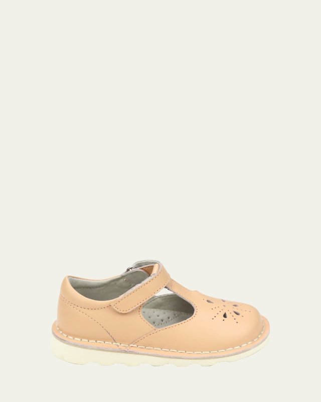 Girl's Alix Leather Cutout Mary Jane, Baby/Toddler/Ki